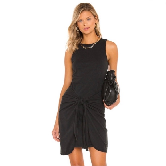 Rails Dresses & Skirts - NEW RAILS BLACK SLEEVELESS TIE FRONT MINI DRESS